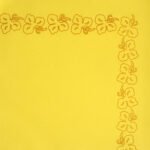 Yellow Flower Border Paper Napkin - (Pack of 20)