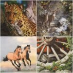 Decoupage Paper Napkins - Animal Print (4 Sheets)