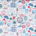 Decoupage Paper Napkins - Cups and Icons Print (4 Sheets)