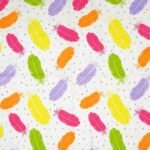 Feather Print Multicolour Paper Napkin - (Pack of 20)