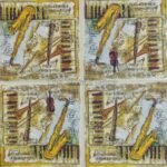 Decoupage Paper Napkins - Music Theme (4 Sheets)