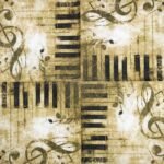 Decoupage Paper Napkins - Music Theme (4 Sheets)