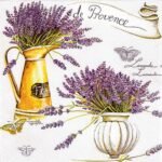 Decoupage Paper Napkins - Lavendar Theme (4 Sheets)