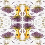 Decoupage Paper Napkins - Lavendar Theme (4 Sheets)