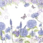 Decoupage Paper Napkins - Lavendar Theme (4 Sheets)
