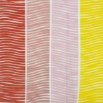 Stripes Wavy Multicolour Paper Napkin - (Pack of 20)