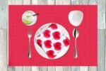 Floral Poppy Red Paper Napkin - (Pack of 20)