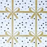 Ribbon Gold Paper Napkin - (Pack of 20)