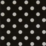 Polka Dot Paper Napkin Black - (Pack of 20)