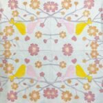 Bird Print Pastel Paper Napkin - (Pack of 20)