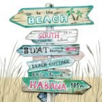 Decoupage Paper Napkins - Beach Theme (4 Sheets)