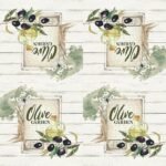 Decoupage Paper Napkins - Olive Garden
