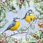 Decoupage Paper Napkins - Bird Print 9 (4 Sheets)