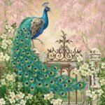 Decoupage Paper Napkins - Noble Peacock