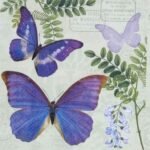 Decoupage Paper Napkins - Butterflies 6 (4 Sheets)