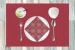 Red & White Paper Napkin - (Pack of 20)