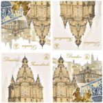 Decoupage Paper Napkins - Vintage 1 (4 Sheets)