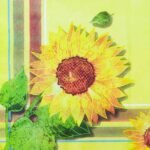 Floral Sunflower Paper Napkin - (Pack of 20)
