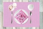 Floral Pink Rose Paper Napkin - (Pack of 20)