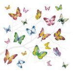 Decoupage Paper Napkins - Butterflies 5 (4 Sheets)