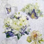 Decoupage Paper Napkins - Butterflies 5 (4 Sheets)