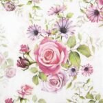 Decoupage Paper Napkins - Floral 9 (4 Sheets)