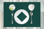 Breakfast / Cocktail Paper Napkin - Plain Green- (Pack of 20)