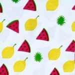 Breakfast / Cocktail Paper Napkin - Watermelon & Mango- (Pack of 20)