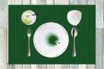 Breakfast / Cocktail Paper Napkin - Green Leaf- (Pack of 20)
