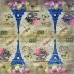 Decoupage Paper Napkins - Eiffel Tower