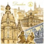 Decoupage Paper Napkins - Dresden