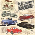 Decoupage Paper Napkins - Classic Cars