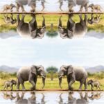 Decoupage Paper Napkins - Elephant