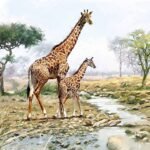 Decoupage Paper Napkins - Giraffes