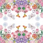 Decoupage Paper Napkins - Floral 11 (4 Sheets)
