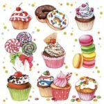 Decoupage Paper Napkins - Sweets