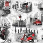 Decoupage Paper Napkins - Italian Streets