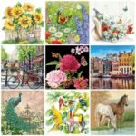 Decoupage Paper Napkins - Mixed Prints (9 Sheets)