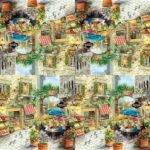 Decoupage Paper Napkins - Mixed Prints (9 Sheets)
