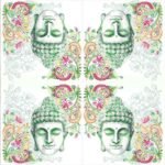 Decoupage Paper Napkins - Buddha Green