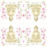 Decoupage Paper Napkins - Buddha Flowers