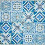 Decoupage Paper Napkins - Tiles Green