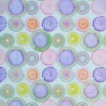 Decoupage Paper Napkins - Watercolor Circles - Blue