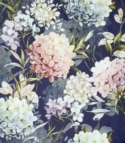 Decoupage Paper Napkins - Horana Dark Blue