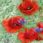 Decoupage Paper Napkins - Floral 15 (4 Sheets)