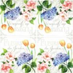 Decoupage Paper Napkins - Floral 17 (4 Sheets)