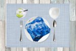 Floral Blue Paper Napkin - (Pack of 20)