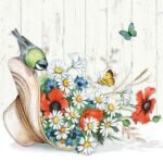 Decoupage Paper Napkins - Summer Hat
