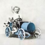 Decoupage Paper Napkins - Boy in Car