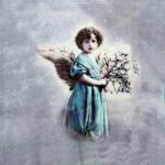 Decoupage Paper Napkins - Angel Flower